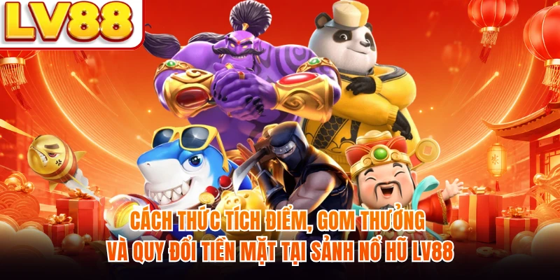 Cách thức tích điểm, gom thưởng và quy đổi tiền mặt tại sảnh nổ hũ LV88