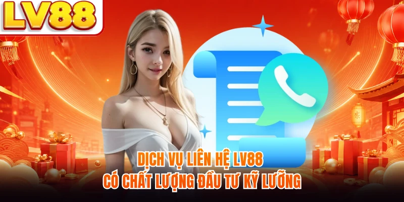 Dịch vụ liên hệ LV88 có chất lượng đầu tư kỹ lưỡng