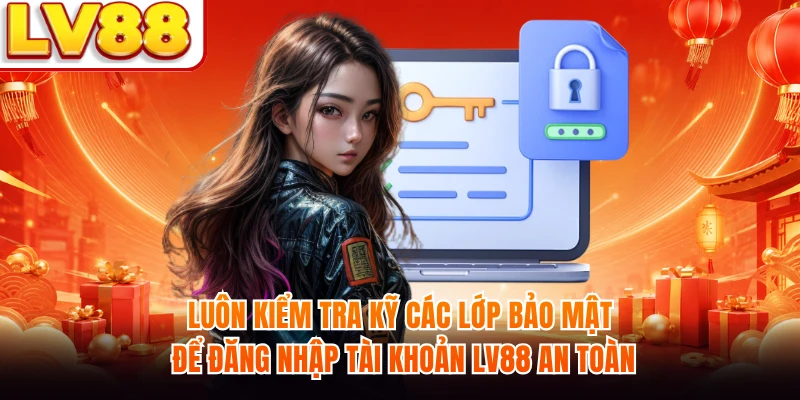 Luôn kiểm tra kỹ các lớp bảo mật để đăng nhập tài khoản LV88 an toàn