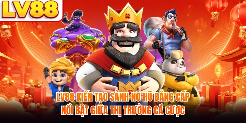 LV88 kiến tạo sảnh nổ hũ đẳng cấp, nổi bật giữa thị trường cá cược